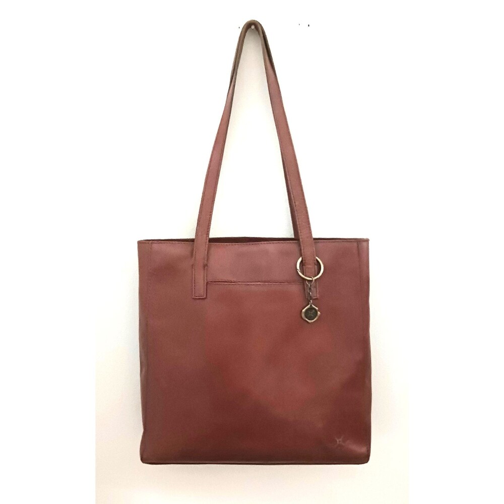 Patricia Nash Viana Lg Tote Bag Caramel Brown Italian Leather